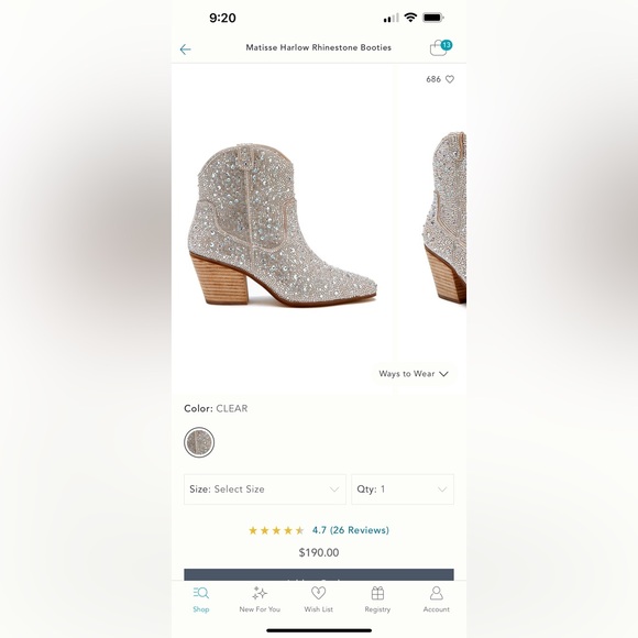 Matisse Clear Harlow Booties💞💓 - Picture 7 of 8